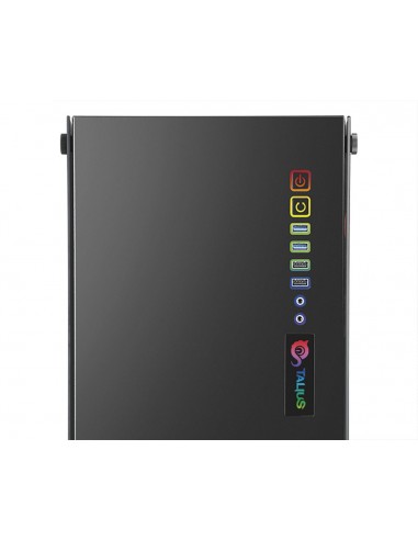 TALIUS Caja E-Atx gaming Avalon cristal templado 4fan USB 3.0