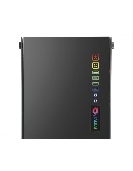 TALIUS Caja E-Atx gaming Avalon cristal templado 4fan USB 3.0