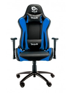 TALIUS silla Lizard v2 gaming negra azul, 2D, butterfly, base metal, ruedas 60mm, gas clase 4,
