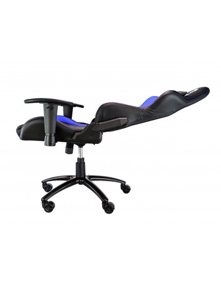 TALIUS silla Lizard v2 gaming negra azul, 2D, butterfly, base metal, ruedas 60mm, gas clase 4,