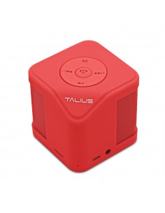 TALIUS altavoz Cube 3W Fm Sd bluetooth red