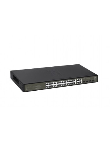 LevelOne GES-2128 switch Gestionado L2 Gigabit Ethernet (10 100 1000) Negro