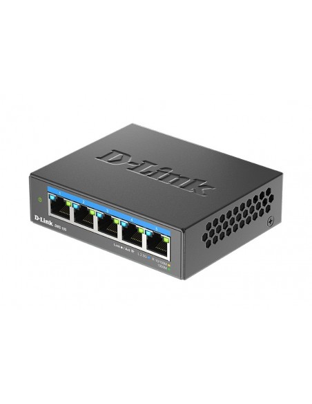 D-Link DMS-105 No administrado L2 2.5G Ethernet (100 1000 2500) Negro