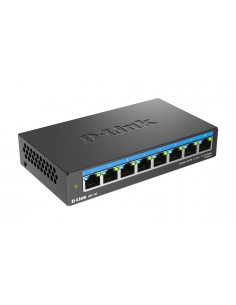 D-Link DMS-108 No administrado L2 2.5G Ethernet (100 1000 2500) Negro