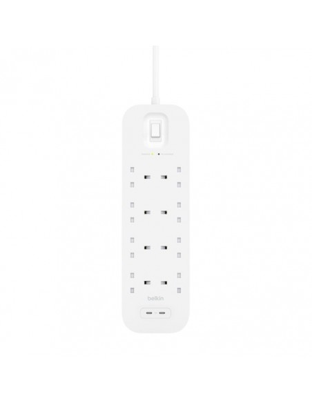 Belkin Connect Blanco 8 salidas AC 2 m