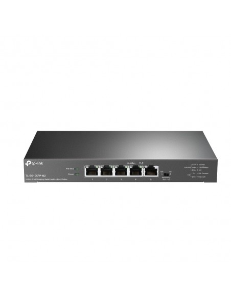 TP-Link TL-SG105PP-M2 switch No administrado Gigabit Ethernet (10 100 1000) Negro