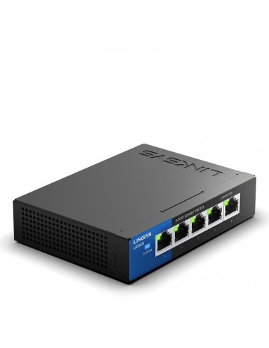 Linksys Switch Gigabit de escritorio para empresas con 5 puertos (LGS105)