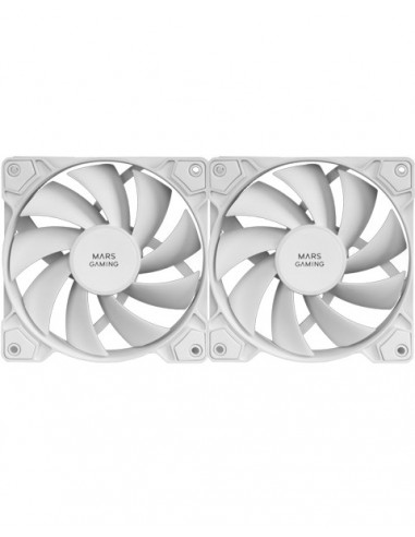 Mars Gaming Kit De Ventiladores PWM MF-PWMX2W