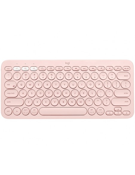Logitech K380 Multi-Device teclado Bluetooth QWERTY Español Rosa