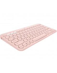 Logitech K380 Multi-Device teclado Bluetooth QWERTY Español Rosa 2