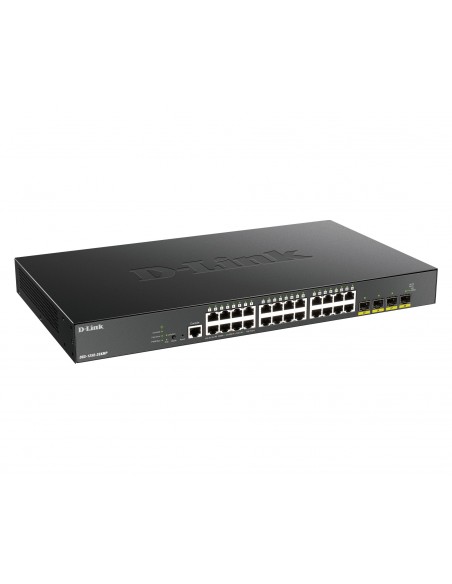 D-Link DGS-1250-28XMP switch Gestionado L3 Gigabit Ethernet (10 100 1000) Energía sobre Ethernet (PoE) Negro