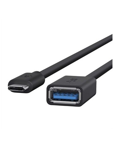 Belkin F2CU036btBLK cable USB USB 3.2 Gen 1 (3.1 Gen 1) USB C USB A Negro