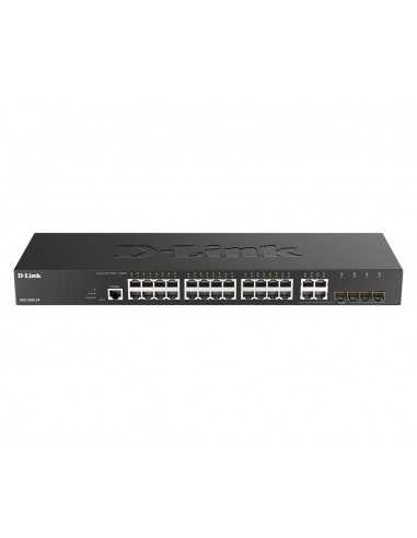 D-Link DGS-2000-28 switch Gestionado L2 L3 Gigabit Ethernet (10 100 1000) 1U Negro