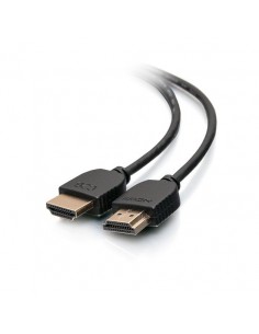 C2G Cable HDMI® flexible de alta velocidad de 0,9 m con conectores de bajo perfil - 4K 60 Hz