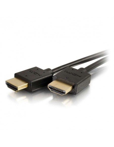C2G Cable HDMI® flexible de alta velocidad de 0,9 m con conectores de bajo perfil - 4K 60 Hz