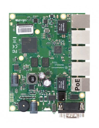 Mikrotik RB450Gx4 router Gigabit Ethernet Verde