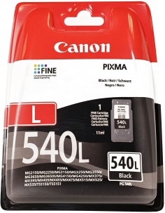 Canon PG-540L cartucho de tinta 1 pieza(s) Original Rendimiento estándar Negro