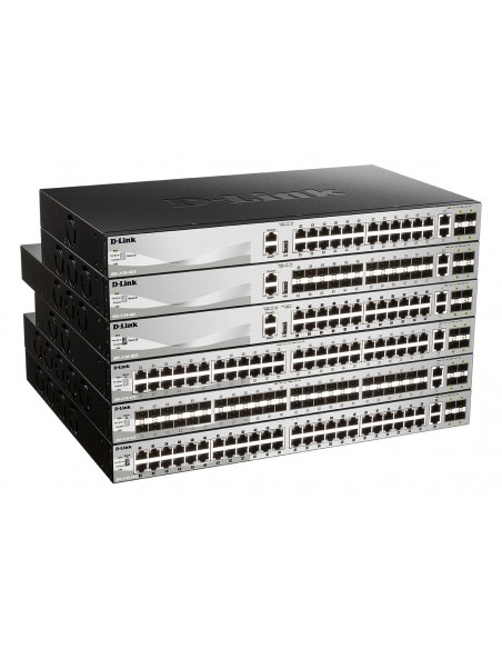 D-Link DGS-3130-54S E switch Gestionado L3 10G Ethernet (100 1000 10000) Gris