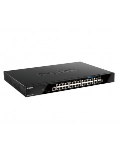 D-Link DGS-1520-28MP E switch Gestionado L3 Gigabit Ethernet (10 100 1000) Energía sobre Ethernet (PoE) 1U Negro