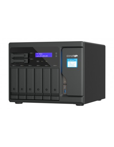 QNAP TS-855X SAN Torre Ethernet Negro C5125