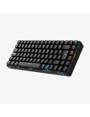 Hiditec GKE010005 teclado USB + RF Wireless + Bluetooth QWERTY Español Negro