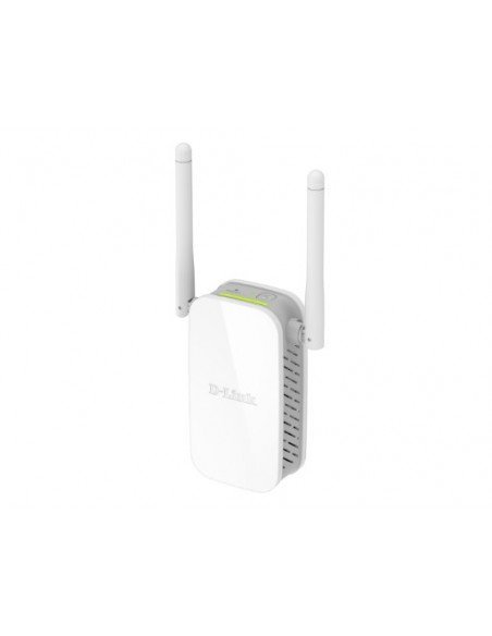 D-Link N300 Repetidor de red Gris, Blanco 10, 100 Mbit s