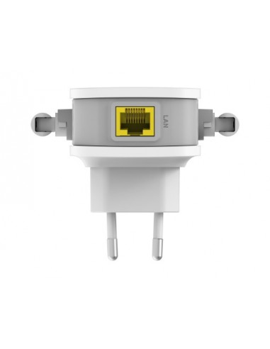 D-Link N300 Repetidor de red Gris, Blanco 10, 100 Mbit s