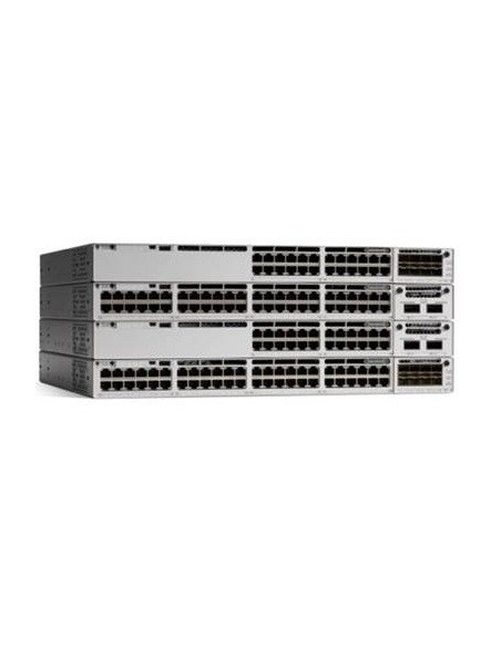 Cisco Catalyst C9300-24P-A switch Gestionado L2 L3 Gigabit Ethernet (10 100 1000) Energía sobre Ethernet (PoE) 1U Gris