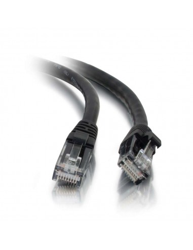 C2G Cable de conexión de red de 3 m Cat5e sin blindaje y con funda (UTP), color negro