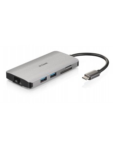 D-Link DUB-M810 base para portátil y replicador de puertos Alámbrico USB 3.2 Gen 1 (3.1 Gen 1) Type-C Plata 2
