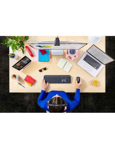Logitech Mx Keys For Business teclado Bluetooth Español Grafito