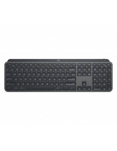 Logitech MX Keys teclado RF Wireless + Bluetooth Portugués Grafito