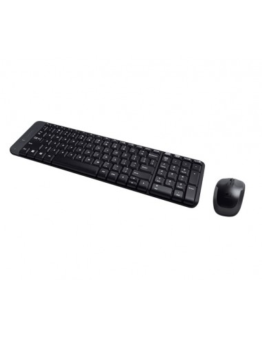 Logitech Wireless Combo MK220 teclado Ratón incluido RF inalámbrico QWERTY Inglés Negro