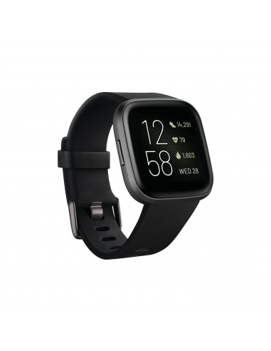 Fitbit Versa 2 3,55 cm (1.4") AMOLED 40 mm Digital 300 x 300 Pixeles Pantalla táctil Negro, Gris Wifi