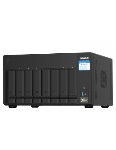 QNAP TS-832PX NAS Torre Ethernet Aluminio, Negro AL324