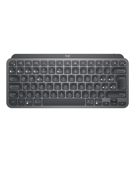 Logitech MX Keys Mini teclado RF Wireless + Bluetooth QWERTY Español Grafito