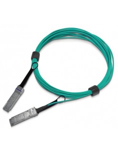 Nvidia 980-9I45J-00H010 cable infiniBanc 10 m QSFP56 Color aguamarina