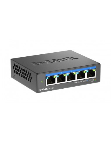 D-Link DMS-105 No administrado L2 2.5G Ethernet (100 1000 2500) Negro