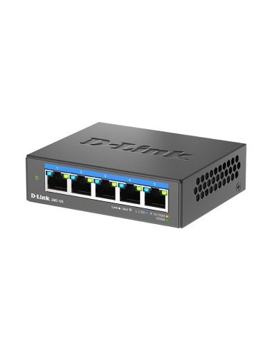 D-Link DMS-105 No administrado L2 2.5G Ethernet (100 1000 2500) Negro
