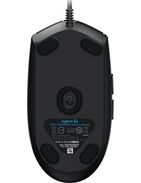 Logitech G G102 Gaming Mouse ratón USB tipo A 8000 DPI