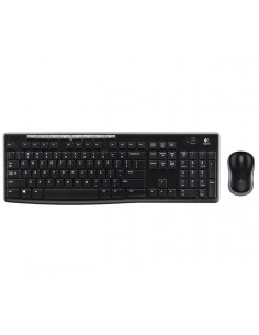 Logitech Wireless Combo MK270 teclado Ratón incluido RF inalámbrico QWERTZ Húngaro Negro
