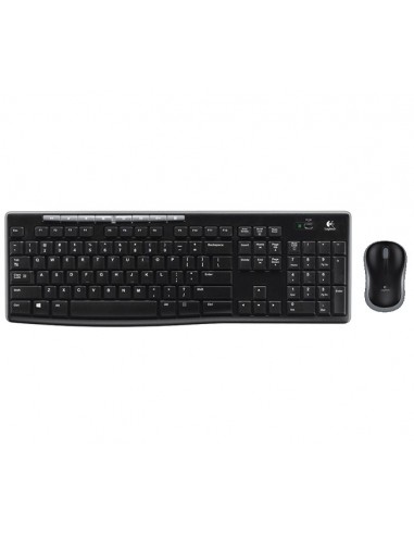 Logitech Wireless Combo MK270 teclado Ratón incluido RF inalámbrico QWERTZ Húngaro Negro