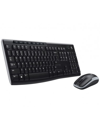 Logitech Wireless Combo MK270 teclado Ratón incluido RF inalámbrico QWERTZ Húngaro Negro