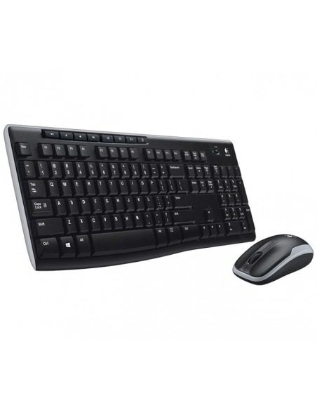 Logitech Wireless Combo MK270 teclado Ratón incluido RF inalámbrico QWERTZ Húngaro Negro