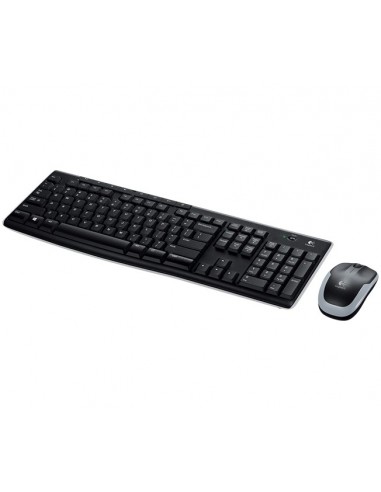 Logitech Wireless Combo MK270 teclado Ratón incluido RF inalámbrico QWERTZ Húngaro Negro