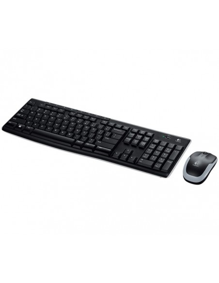 Logitech Wireless Combo MK270 teclado Ratón incluido RF inalámbrico QWERTZ Húngaro Negro