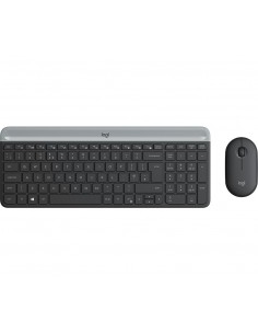Logitech MK470 teclado Ratón incluido RF inalámbrico QWERTY Checa Grafito