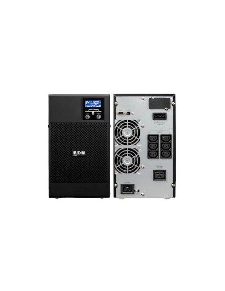 Eaton 9E3000I sistema de alimentación ininterrumpida (UPS) Doble conversión (en línea) 3 kVA 2400 W 7 salidas AC