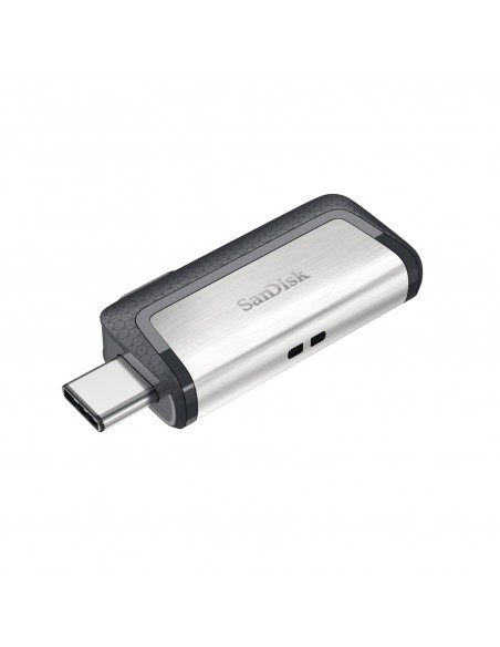 SanDisk Drive USB Ganda Ultra Tipe-C 256 GB unidad flash USB USB Type-A   USB Type-C 3.2 Gen 1 (3.1 Gen 1) Gris, Plata