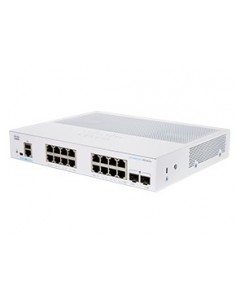 Cisco CBS350-16T-E-2G-EU switch Gestionado L2 L3 Gigabit Ethernet (10 100 1000) Plata